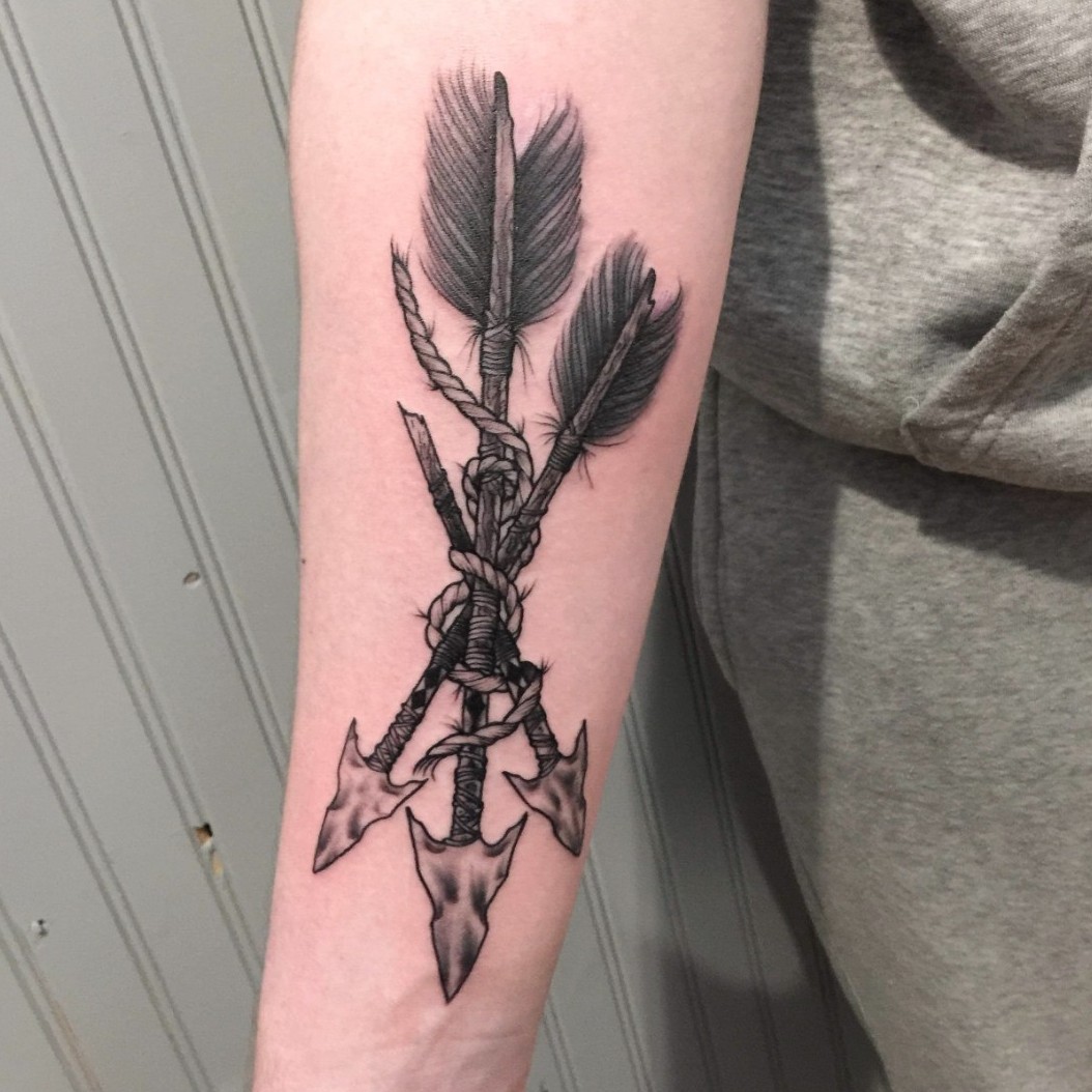 Tattoo uploaded by Eric Van Rensburg • Some really fun arrows from today. # arrows #arrowtattoo #blackandgrey #blackandgreytattoo #limerick #limericktattoos #thirdeyetattoolk • Tattoodo Tattoo uploaded by Eric Van Rensburg • Some really fun arrows from today. # arrows #arrowtattoo #blackandgrey #blackandgreytattoo #limerick #limericktattoos #thirdeyetattoolk • Tattoodo