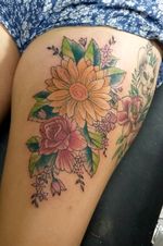 Tattoo kei #tattoo #flowerstattoos #colortattoo