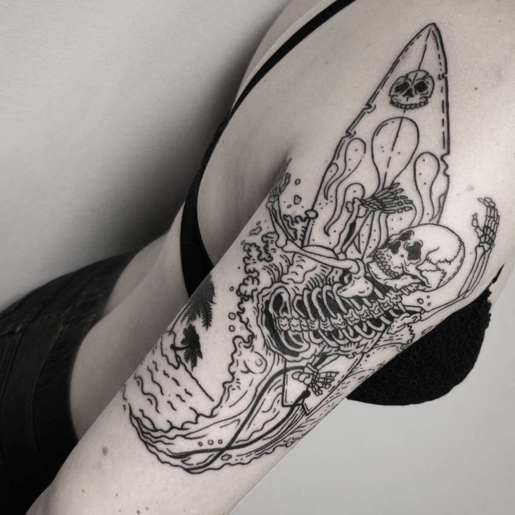 The most unusual surf tattoos ever