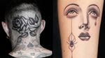 Female tattoo artist spotlight. Cool tattoo on the left by Tatyanna Soares Savage and tattoo on the right by Ana and Camille #AnaandCamille #TatyannaSavage #femaletattooartists #tattoodoapp #cooltattoos #awesometattoos #besttattoos