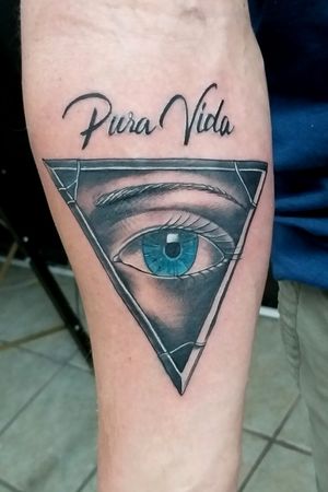 Eye #tattoo #eyetattoo #puravida