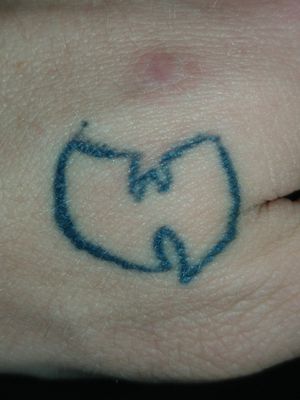 Wu-Tang Clan Logo Not finished(re-lined and filled) Done by my friend Chad at home