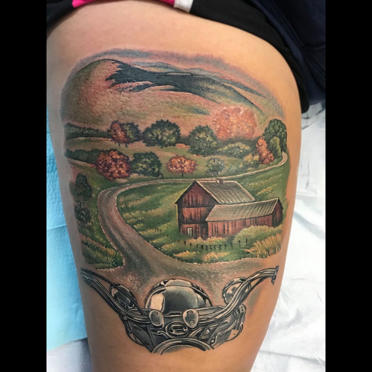 Tattoo uploaded by Sean Ambrose • The dream ride a perfect day. 