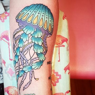 #jellyfish #jellyfishtattoo #colorblend #jelly 