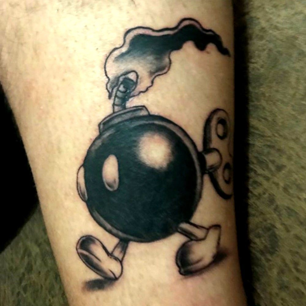 Tattoo uploaded by Anthony Mena • Bob-omb de Mario Bros. Hecho hace un par  de semanas. • Tattoodo
