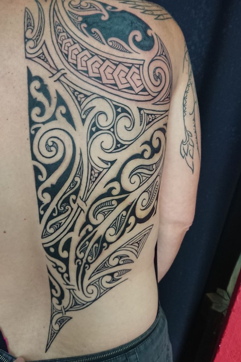 Tattoo uploaded by BlacklizardTattoo Tattoos • Maori halfback • Tattoodo