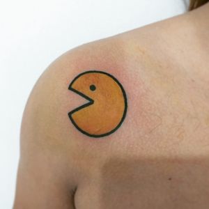 Pac-Man tattoo