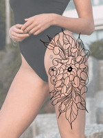 Diseño disponible para tatuar / This is up for grabs. #tatted #tattooartist #tattooer #chrisanthemum #quito #uio #ecuador #tttism #tattooart #tattoos #ink #inked #floral #flower #flowers #flowertattoo #neotraditional #neotraditionaltattoo #irezumi 
