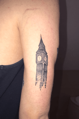 Done by Andu Blundell (@Andy_Blundell) at Extreme Needle in London #BigBen #London #England #Clocktower #British 