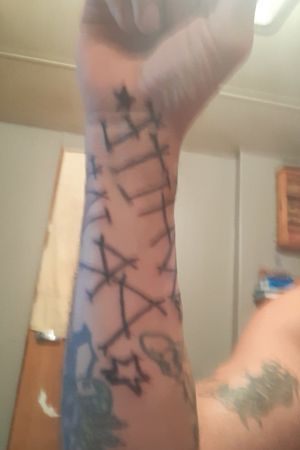 My first big tattoo on my self 