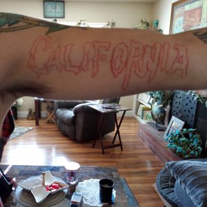 #california #selfmade #horrorfont #color