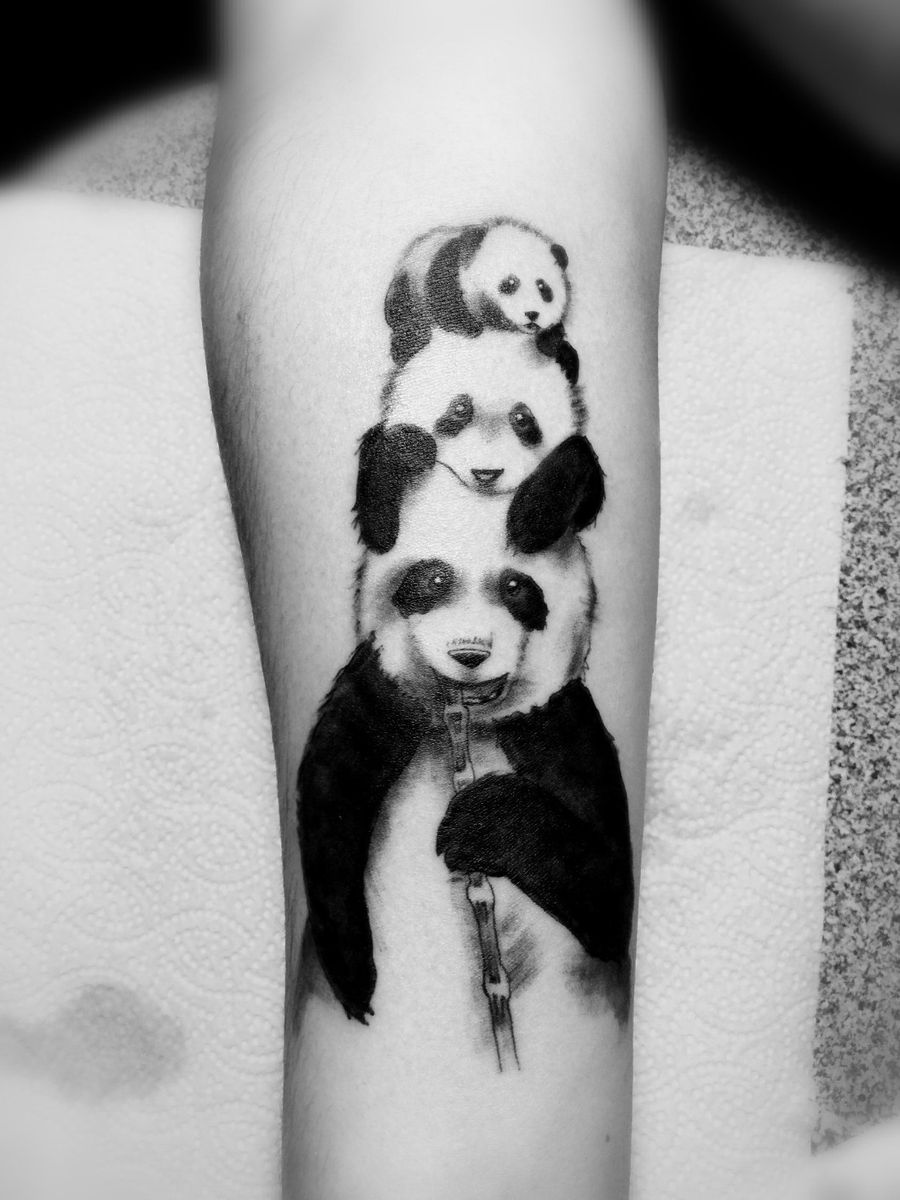 Tattoo Uploaded By Jaser Tattoo Tatuaje De Oso Panda Blackandwhite Baby Panda Jaser Tattoo Ink Mexico 9878 Tattoodo