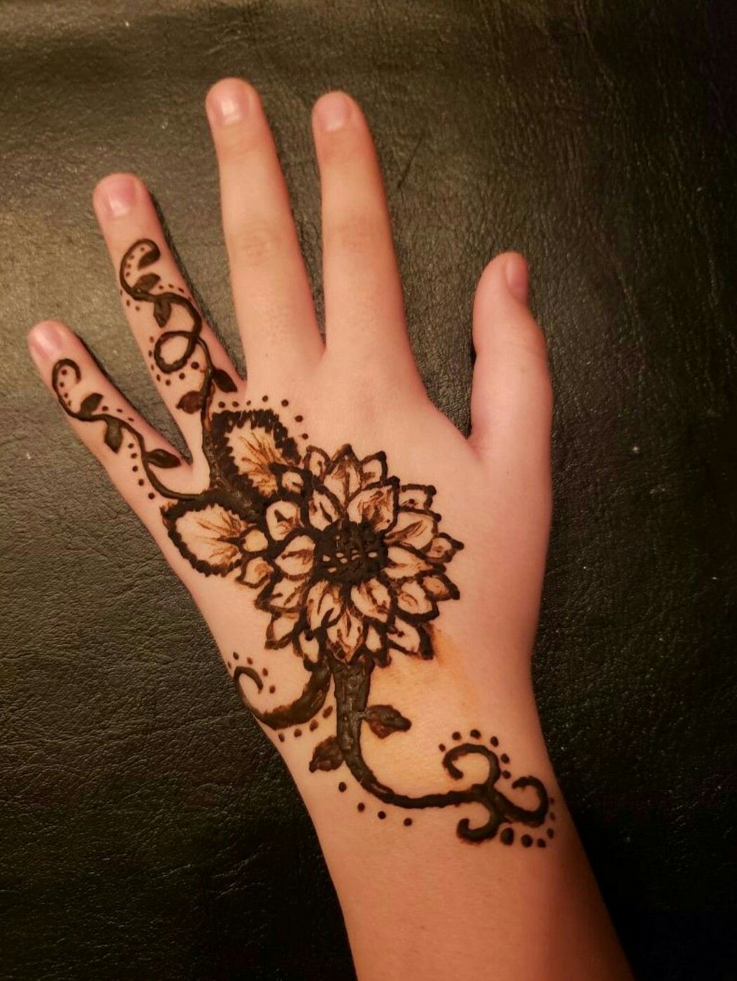 Woman with Beautiful Henna Tattoo on Hand Closeup Traditional Mehndi  Stock Image  Image of artist bride 224068357