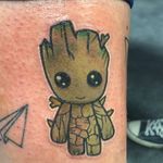 A cute little Baby Groot! A bit bloody still. 