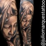 Tattoo, Maria  santa , rosa #ink #tattoo #realism 