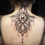 Ornamental tattoo by Marloes Lupker #MarloesLupker #ornamentaltattoos #ornamental #ornaments #jewels #decorative #jewelry #adorn #gems #crystals #diamonds #pearls #floral #lace