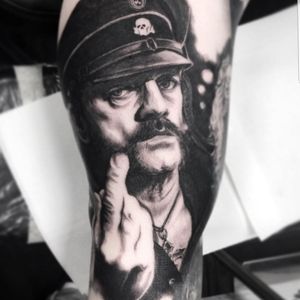 Lemmy porträtt av Lidmantattoo