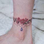 Ornamental tattoo by Tattooist Ara #TattooistAra #ornamentaltattoos #ornamental #ornaments #jewels #decorative #jewelry #adorn #gems #crystals #diamonds #pearls #floral #rose #flowers
