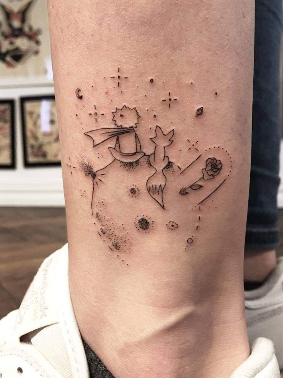 18 Little Prince tattoos that will make you want to explore the stars   CafeMomcom