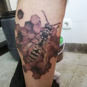 Wasp tattoo just done...