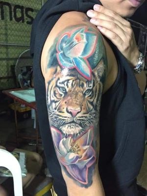 Right Arm Tiger tattoo