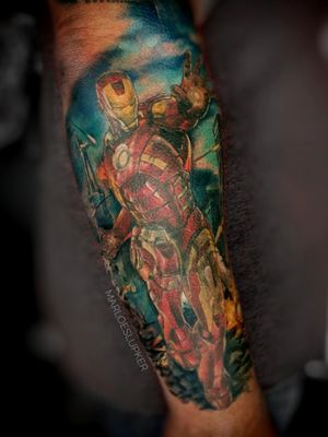 I am Ironman! #ironman #marvel #ironmantattoo #superhero #endgame #avengers #infinitywar #marvelsleeve #marloeslupkertattoo
