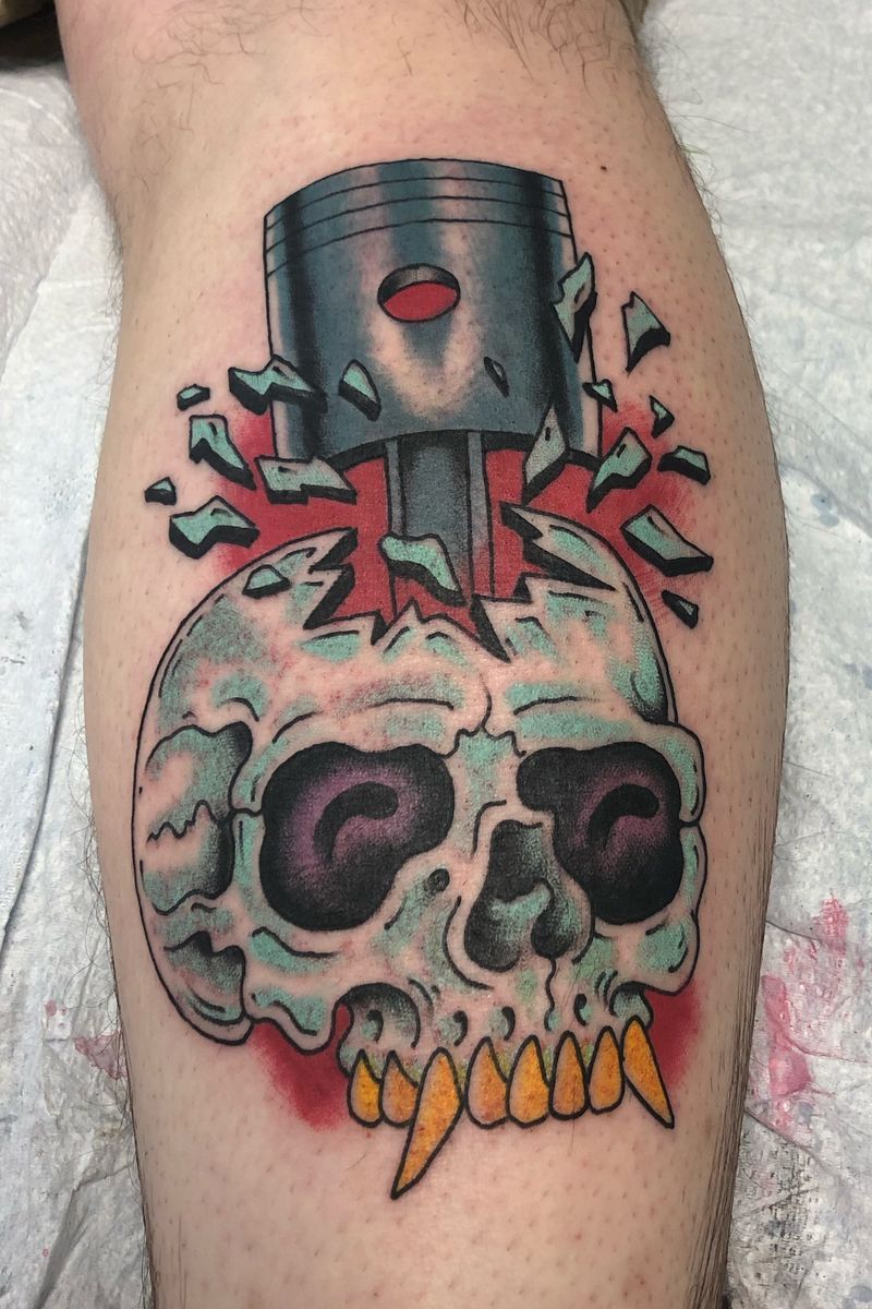 Tattoo uploaded by Doc Ledbetter • Here’s another skull • Tattoodo