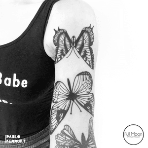 Two butterflies for @sophia_schoenborn , thanks so much! Done @fullmoonberlin . Appointments at email@pabloferrukt.com or DM. #blackworktattoo . . . . #tattoo #tattoos #tat #ink #inked #tattooed #tattoist #art #design #instaart #geometrictattoos #blackworktattoos #tatted #instatattoo #bodyart #tatts #tats #amazingink #tattedup #inkedup #berlin #berlintattoo #traditionaltattoos #blackworkers #berlintattoos #black #schwarz #tattooberlin #oldschooltattoo