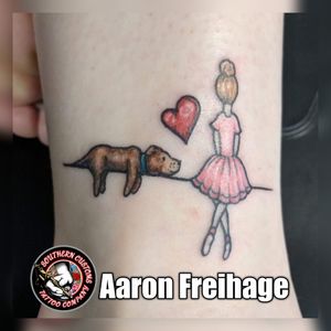 Artist: Aaron FreihageHere's an adorable dog and dancer tattoo which represents a client and her fur baby.★★★★★★★★★★★★★★★★★★★Southern Customs Tattoo Company1503 Hope Mills Rd.Fayetteville, NC 28304(910) 920-2683★★★★★Social Media Links★★★★★Facebook Link:https://www.facebook.com/SouthernCustomsTattooCompany/Instagram:@SouthernCustomsTattooCo@SouthernCustomsBrand@tattoosbyaaronf@irishted32Google+:plus.google.com/+SouthernCustomsTattooCompanyTumblr:https://southerncustomstattoocompany.tumblr.comYelp:https://m.yelp.com/biz/southern-customs-tattoo-company-fayettevilleFoursquare linkhttp://4sq.com/2slKpCtTwitter:@SCTATCOTattooDo:@SouthernCustomsTattooCompanyVero:SouthernCustomsTattooCompanyGoogle Maps:https://goo.gl/maps/NXMNfhdcbmE2★★★★★★★★★★★★★★★★★★★#Ink #welcome #news #sctatco #Airforce #Happy #marines #america #artist #veteran #home #love #Share #femaletattooartist #nofilter #bodypiercing #NCTattooers #funny #hopemillsnc #SkinArt #Tattoo #Custom #NCINK #FortBragg #fortbraggink #ShareNow #tattoos #army #military #fayettevillenc