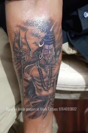Shiva Tattoo at Mark Tattoos 9764693802 Aurangabad