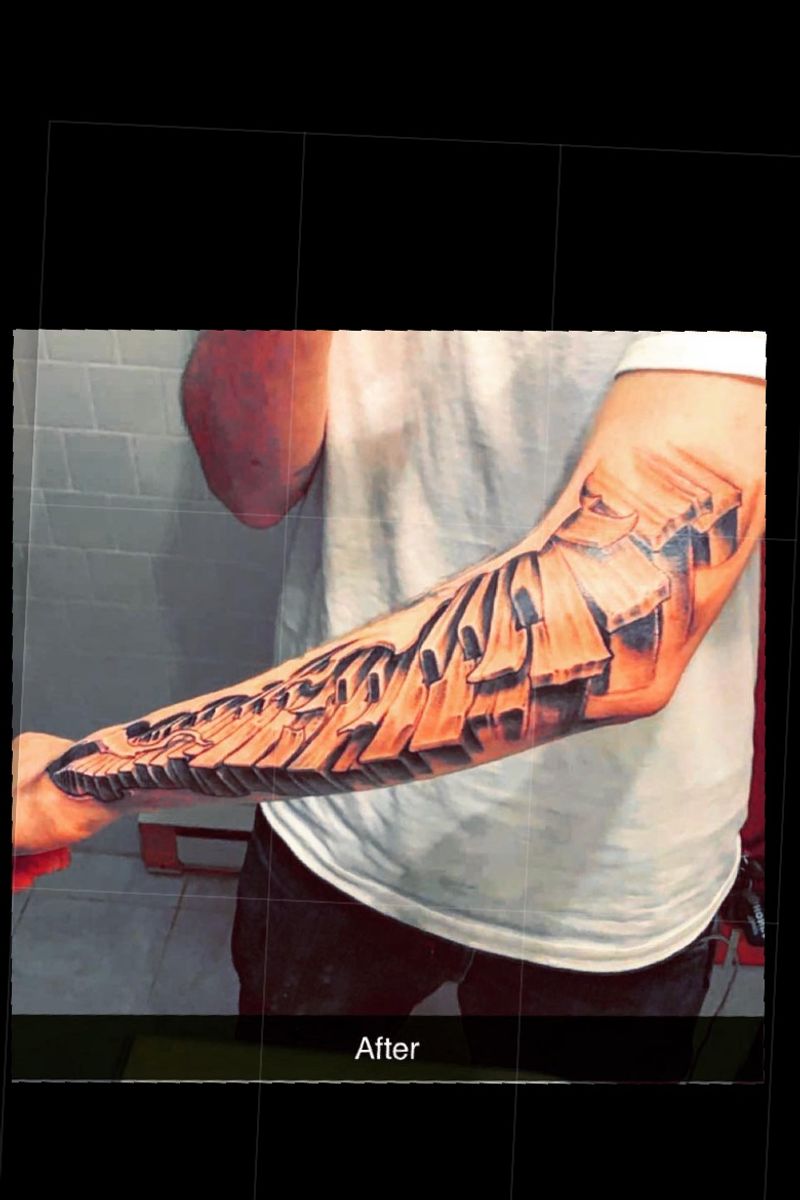 Tattoo uploaded by Joe Fichera • New addition to my music sleeve