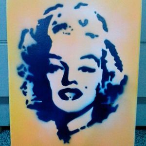 Stencil: Marilyn Monroe