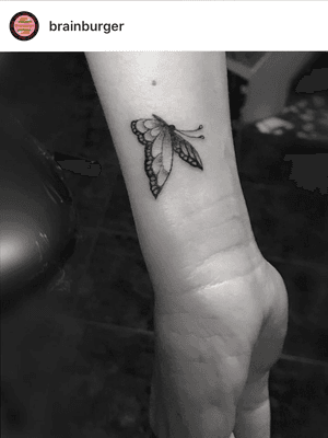 Butterfly #small #minimal #elegant #girly #femenine #tatuajespequeños 