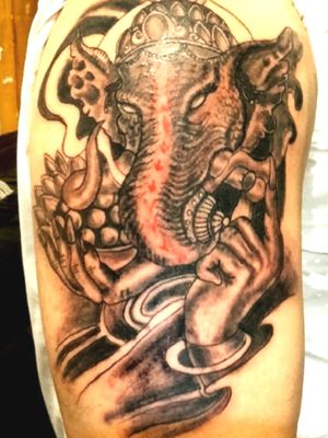 Lord Ganesh tattoo