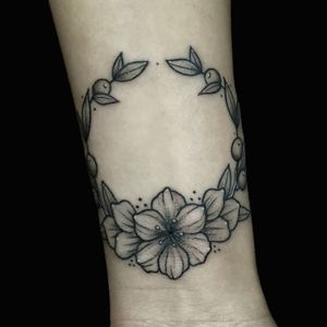 Wreath tattoo