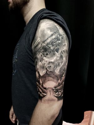 Front Angle of this space sleeve