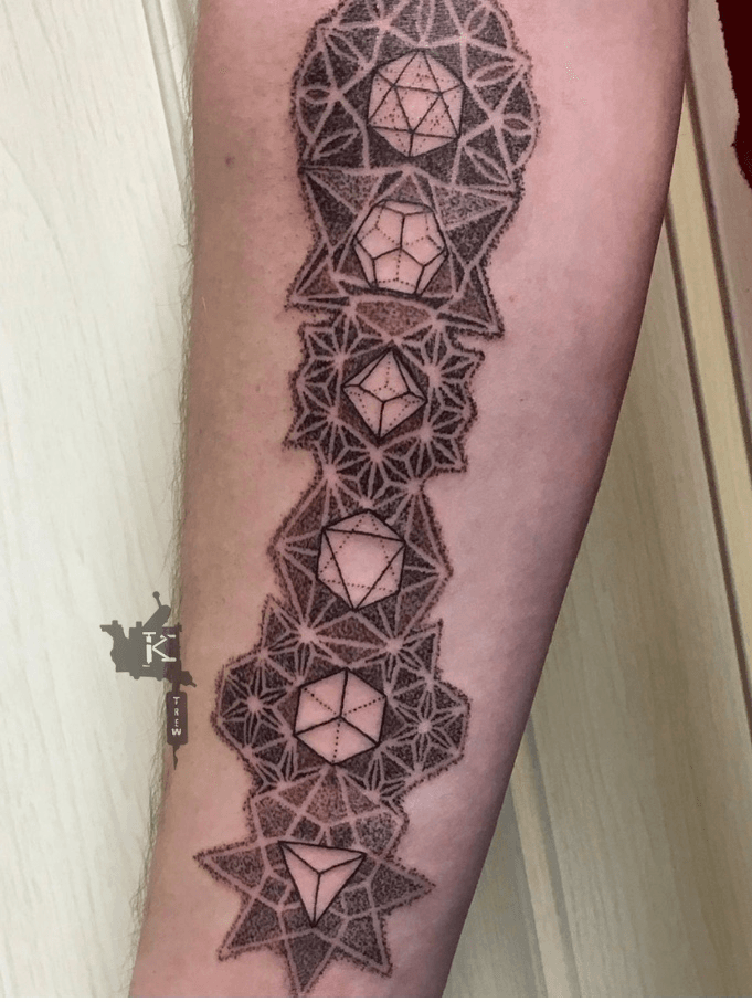 David Jay Kai  Dungeons and Dragons dice tattoo by David Jay Kai Feel free  to like it and share it dungeonsanddragons Dungeons  Dragons  Facebook