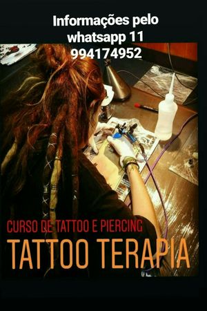 Curso de tatuagem, piercing e micropigmentação. Informações no whatsapp 11 991626438