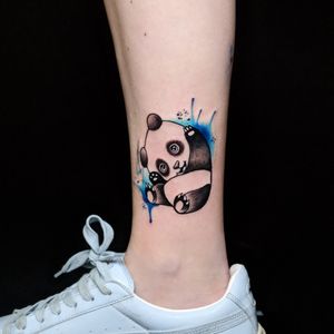 Colorful little panda! Inked by the very talented @eitanart for more info and to schedule appointment please PM us or call 09-7421677 Or just book yourself at https://yoman.co.il/KoiTattoo #color #colorwork #colortattoo #panda #bear #line #black #blacktattoo #art #artistsoninstagram #instagood #instagram #inspiration #koitattooil #tattooed #tattoo #tattooideas #tattooart #a #original #design