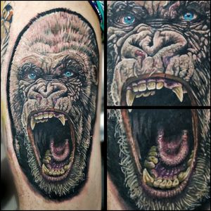 #monkeytattoo #Tattoodo #tattooartist #tattoorealistic #tattoorealism #eternalink 