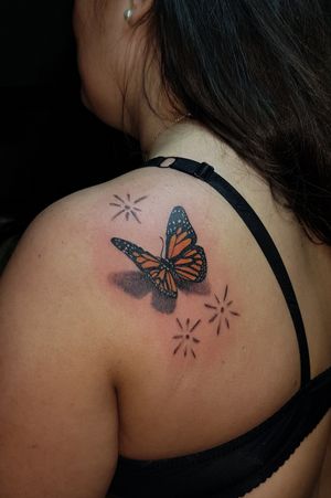 3d Butterfly tattoo my work