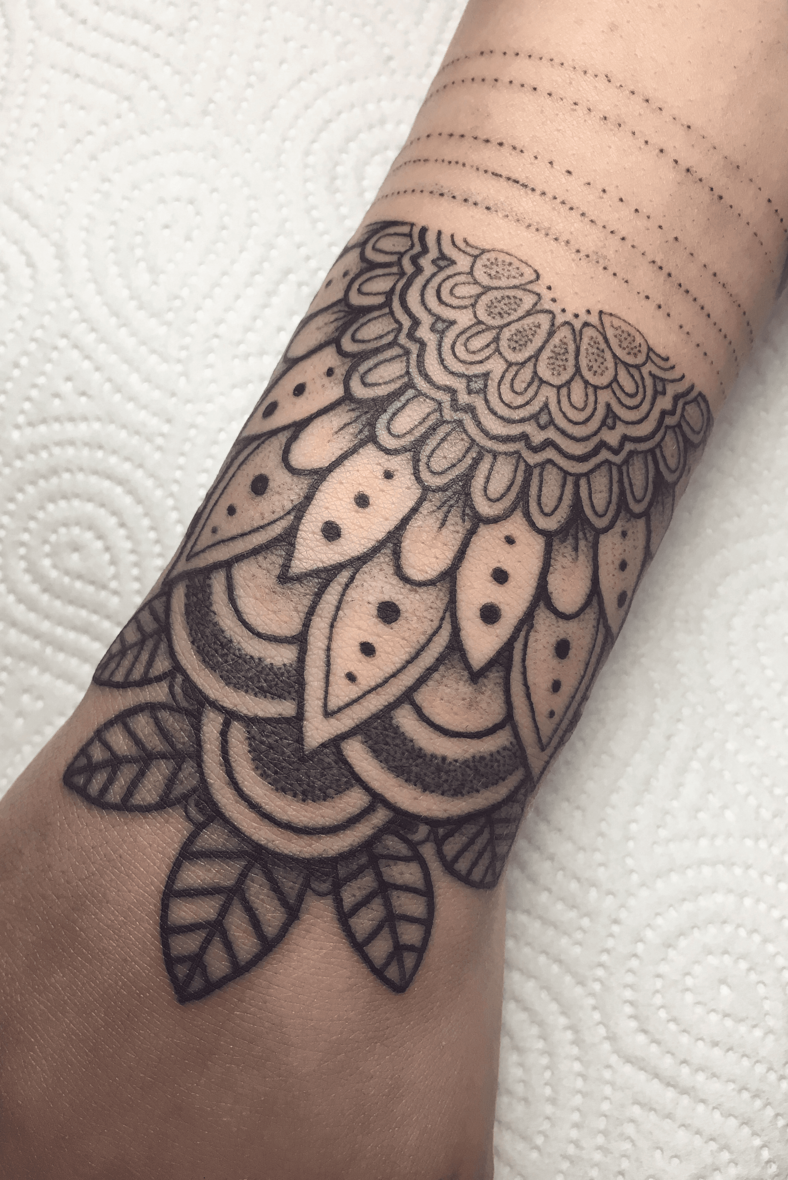 Tattoo uploaded by Mike Philp • Full sleeve based round a gucci print. •  Tattoodo