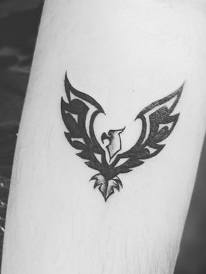 Tribal eagle tattoo. 