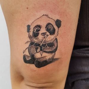 Panda in sketch style
