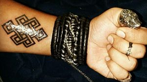 #karmatattoo #tattooart #indiantattoo #indian #design 