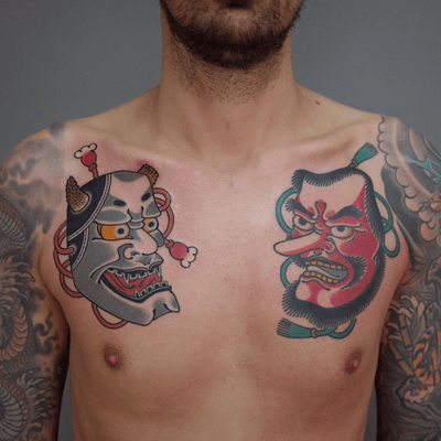 #hannya #tengu #japanessemask #andreivintikov #tattoominsk