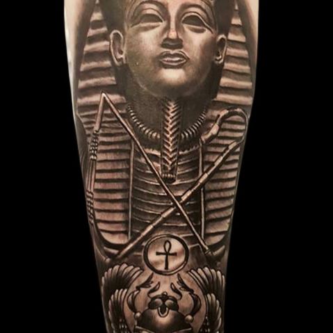 egyptian king tattoo