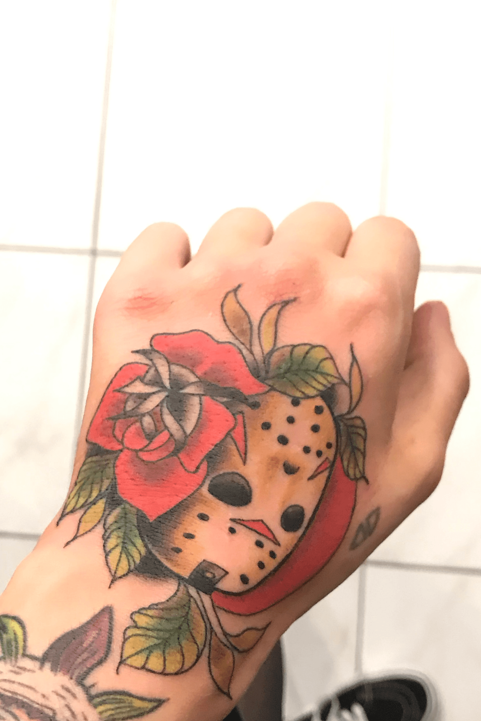 hand tattoos by Jason Frieling TattooNOW