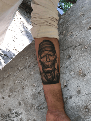 Nomad Odyssey. #realism #portraittattoo #realistictattoo #tattooidea #tattoostyle #tattooart #realistic #pune #india #portrait #headstudy #blackandgreytattoo #tattooartist #fineartist #sleeveinprogress #sleevetattoo #tattoocollector