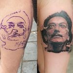 From stencil to tattoo. The master Salvador Dali 